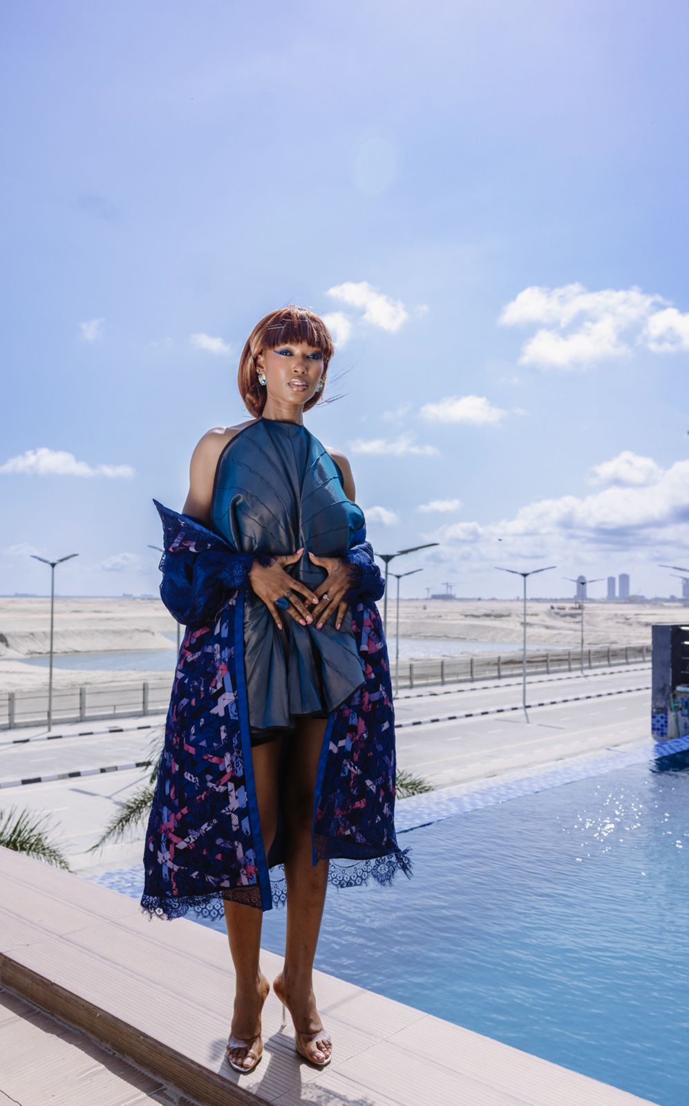 THE LEAF MINI DRESS - JACKET