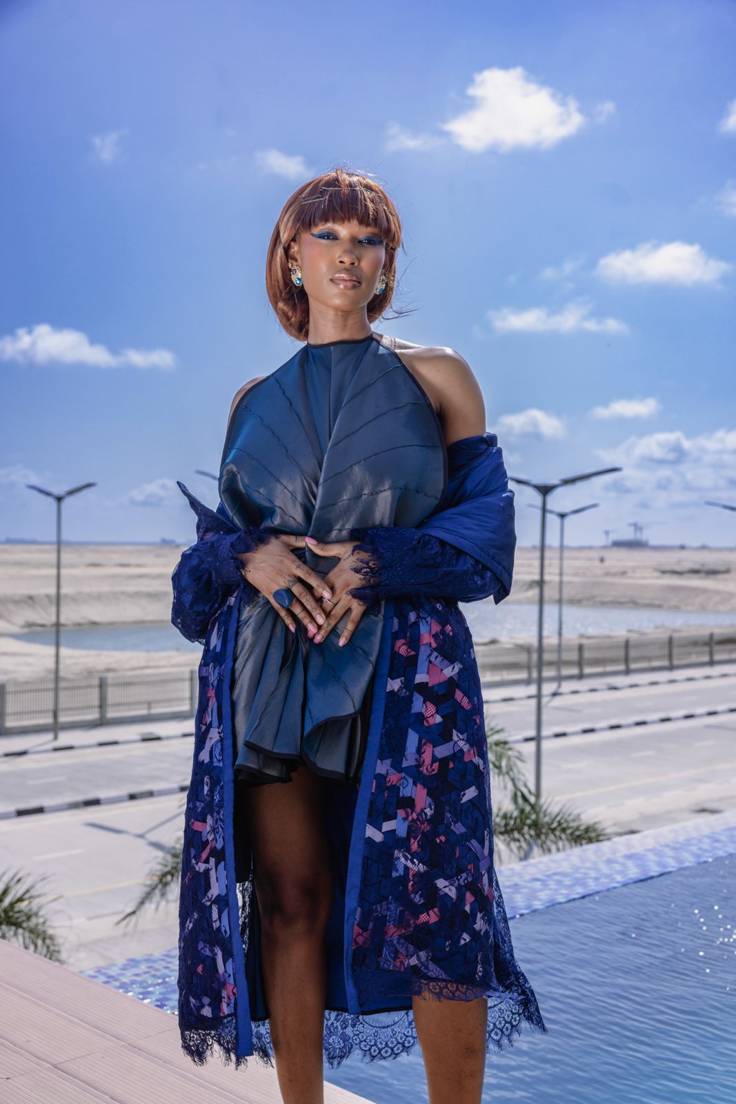 THE LEAF MINI DRESS - JACKET